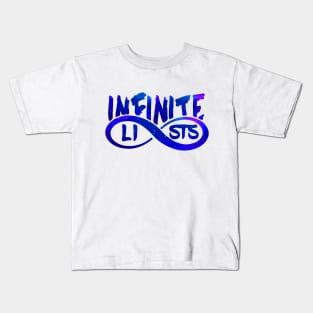 infinite lists Merch Kids T-Shirt